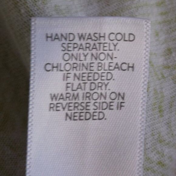 J.JILL Tee/Top, L, Chartruse Line Print, Wide neck, 3/4 length sleeves - Picture 12 of 12